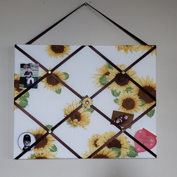 Memo board, Sunflower theme - Picture 4 of 5